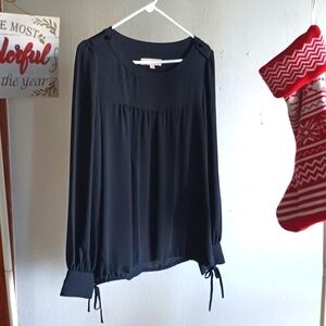 Loft Sheer Black Blouse 🔥